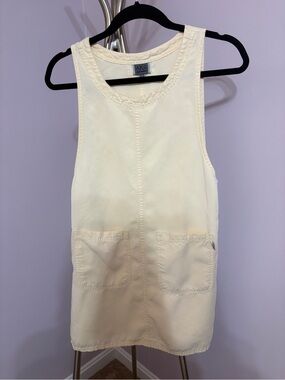 AKS Yellow Utility Pinafore Dress